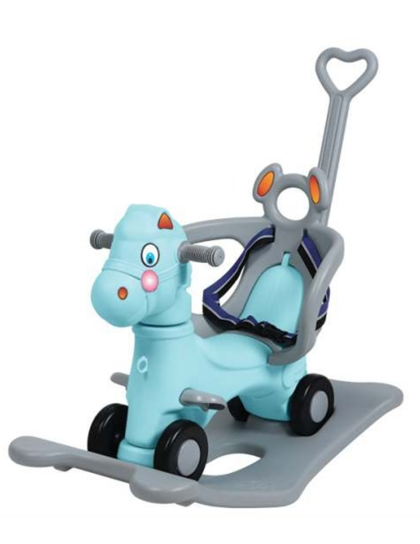 Horse Rotating Rocking Rider