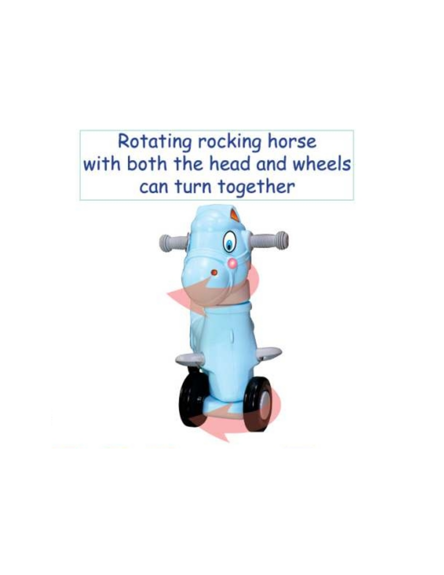 Horse Rotating Rocking Rider