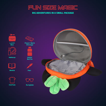 Hookaba GlowBuddy “Boo” LED Kids Backpack | Cute App-Controlled Light-Up Display Bag (With Power Bank)