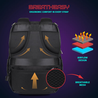 Hookaba Bold Elite LED Backpack | 21 L Smart App-Controlled Tech Bag (With Power Bank)