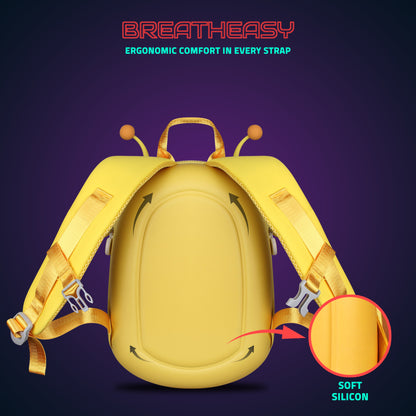 Hookaba GlowBuddy Bee LED Backpack | App-Controlled Light Up Bag (With Power Bank)