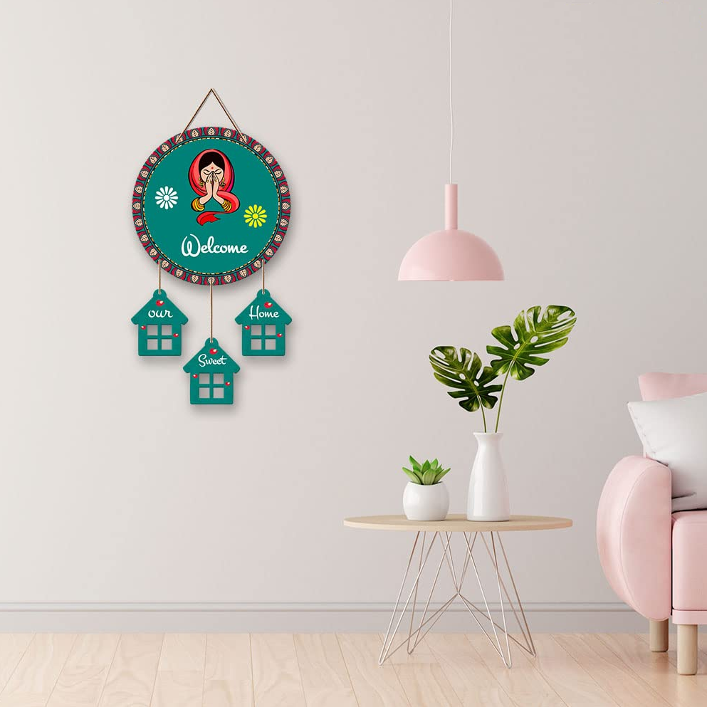 Welcome Wooden Wall Hanging