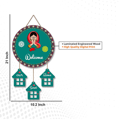 Welcome Wooden Wall Hanging