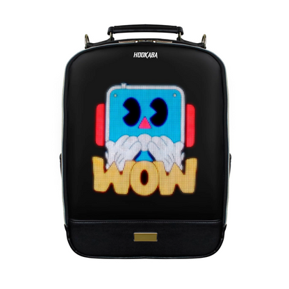 Hookaba Bold Elite LED Backpack | 21 L Smart App-Controlled Tech Bag (With Power Bank)