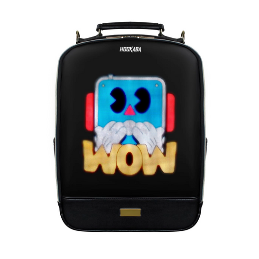 Hookaba Bold Elite LED Backpack | 21 L Smart App-Controlled Tech Bag (With Power Bank)
