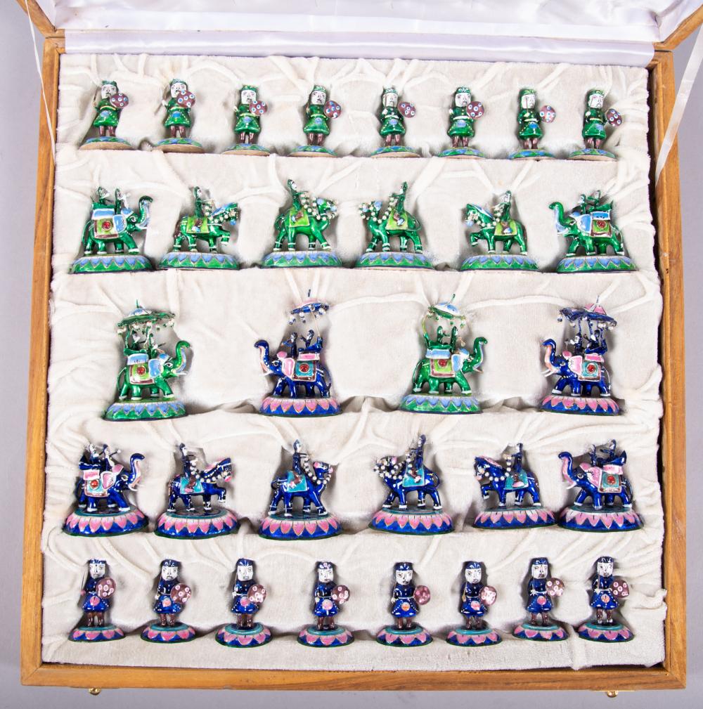 Regal Meenakari Chess Set