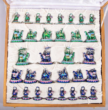 Regal Meenakari Chess Set
