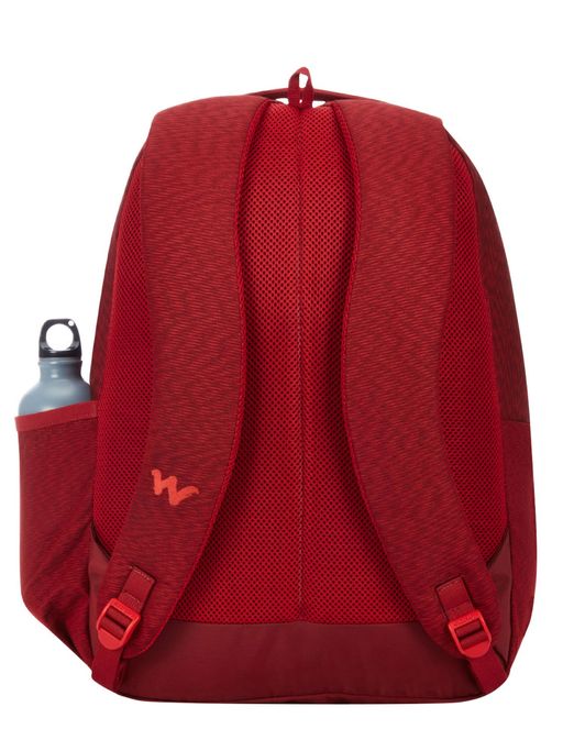 Wiki Blaze Light Red Backpack with Rain Cover