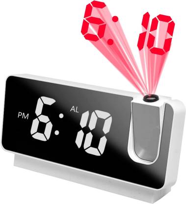Digital Projector & Mirror Screening Alarm Clock