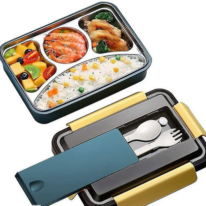 4 Compartment Bento Lunch Box, 1100 ML